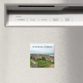 Aimant Vue aérienne de la ville de St Andrews depuis la t (In Situ (Lave-vaisselle))