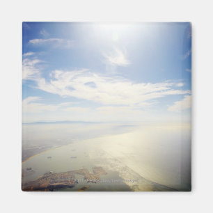 Aimant Vue aérienne de Long Beach, la Californie