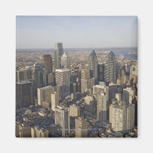 Aimant Vue aérienne de Philadelphie, Pennsylvanie