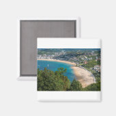Aimant Vue aérienne de San Sebastian, Donostia, Espagne (Recto/Verso)