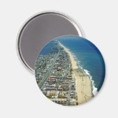 Aimant Vue aérienne d'Ocean City Maryland (Recto/Verso)