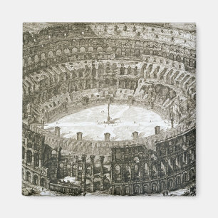 Aimant Vue aérienne du Colosseum à Rome des 'vues o