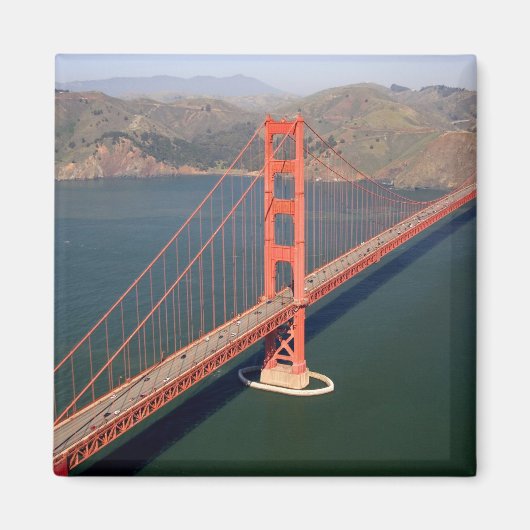 Aimant Vue aérienne du Golden Gate Bridge dans les 2 (Devant)