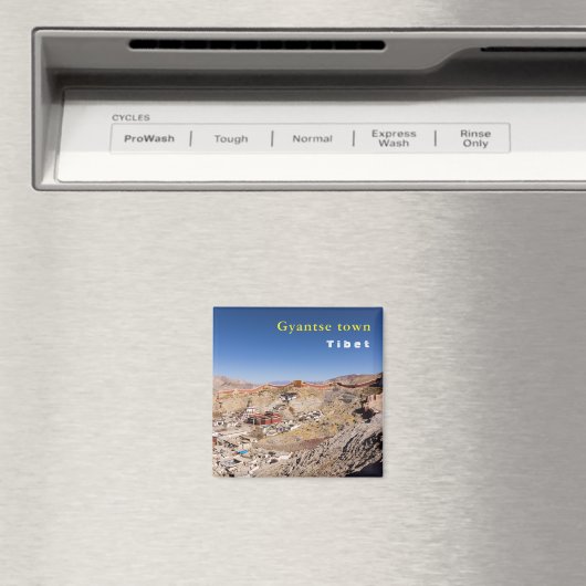 Aimant Vue aérienne du monastère de Gyantse & Palcho - Ti (In Situ (Lave-vaisselle))