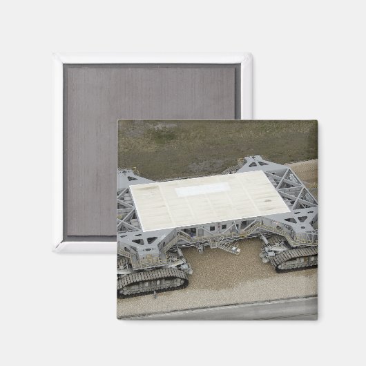 Aimant Vue aérienne du robot-transporteur (Recto/Verso)