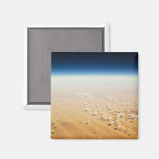 Aimant Vue aérienne d'un désert (Recto/Verso)