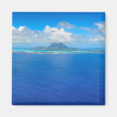 Aimant Vue aérienne sur l'aimant Bora Bora (Devant)