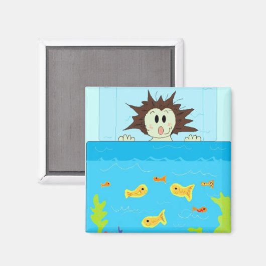 Aimant Vue Aquarium (Recto/Verso)