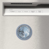 Aimant vue bulle sur le ciel avec chêne (In Situ (Lave-vaisselle))