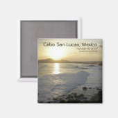 Aimant Vue Cabo San Lucas depuis Sunset Da Mona Lisa (Recto/Verso)