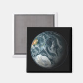 Aimant Vue complète de la Terre qui met en évidence l'Ant (Recto/Verso)