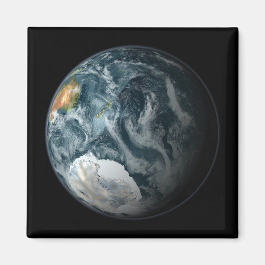 Aimant Vue complète de la Terre qui met en évidence l'Ant (Devant)