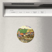 Aimant Vue d'Auvers par Vincent van Gogh (In Situ (Lave-vaisselle))