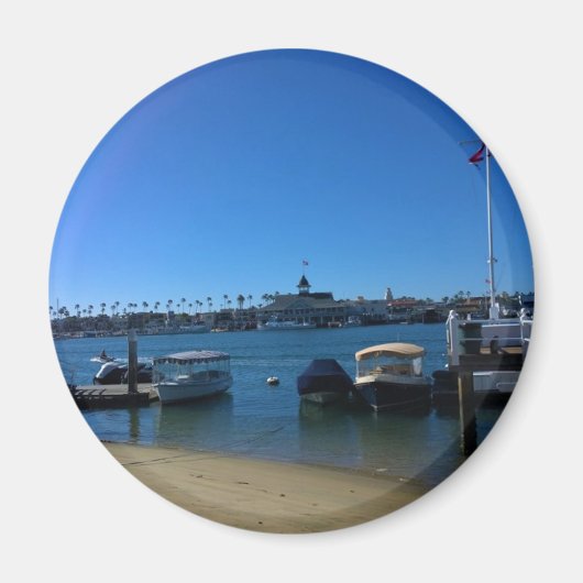 Aimant Vue de Balboa Island, Newport Beach, Californie (Devant)