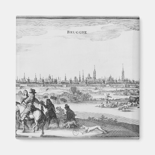 Aimant Vue de Bruges (Devant)