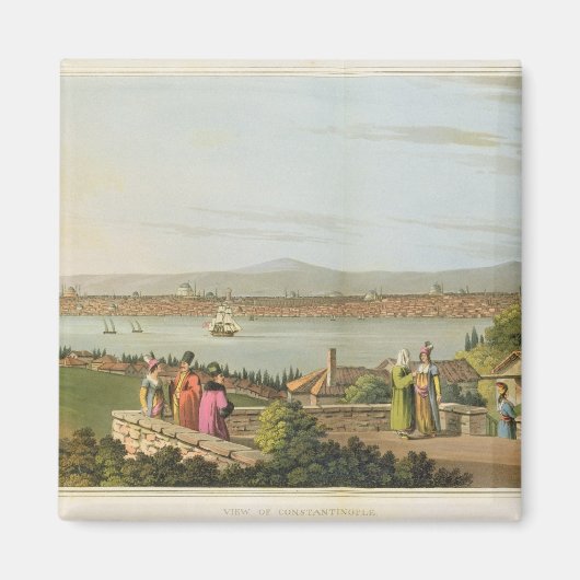 Aimant Vue de Constantinople, plaque 1 de 'Vues dans (Devant)