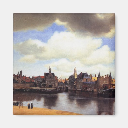 Aimant Vue de Delft (Devant)