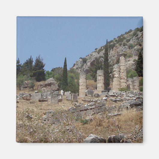 Aimant Vue de Delphes, Grèce (Devant)