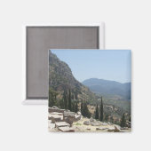 Aimant Vue de Delphi, Grèce (Recto/Verso)