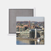Aimant Vue de Georgetown et Waterfront-Washington DC (Recto/Verso)