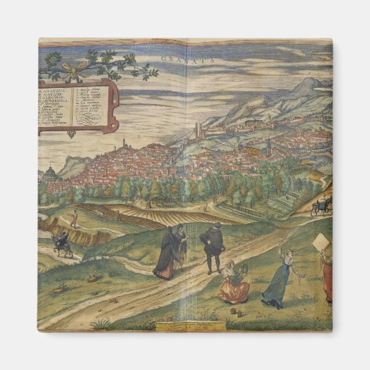 Aimant Vue de Grenade (Devant)