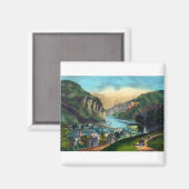 Aimant Vue de Harpers Ferry, Va. -1907 (Recto/Verso)