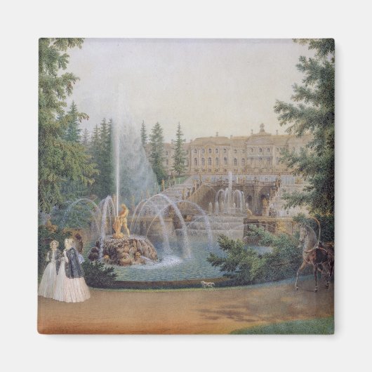 Aimant Vue de la Cascade de Marly (Devant)