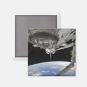 Aimant Vue de la découverte de la navette spatiale (Recto/Verso)