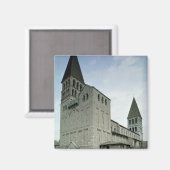 Aimant Vue de la façade ouest, 10e-11e siècle (Recto/Verso)