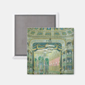 Aimant Vue de la scène de l'Opéra de Paris (Recto/Verso)