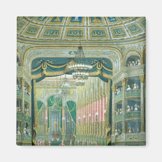 Aimant Vue de la scène de l'Opéra de Paris (Devant)