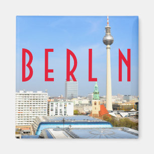 Aimant Vue de la tour de télévision à Berlin, Allemagn