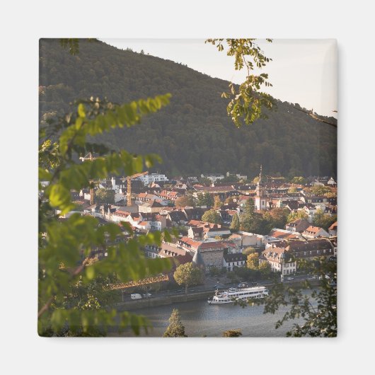 Aimant Vue de la vieille ville de Heidelberg (Devant)