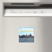 Aimant Vue de la ville de San Francisco depuis la baie (In Situ (Lave-vaisselle))