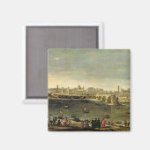 Aimant Vue de la ville de Saragosse (Recto/Verso)