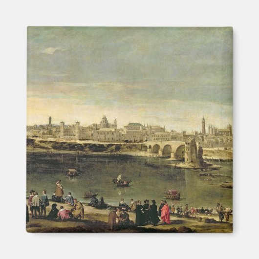 Aimant Vue de la ville de Saragosse (Devant)