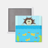 Aimant Vue de l'aquarium (Recto/Verso)
