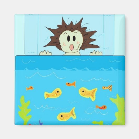 Aimant Vue de l'aquarium (Devant)