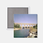 Aimant Vue de l'aqueduc, construit c.19 av. (Recto/Verso)