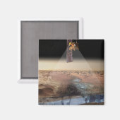 Aimant Vue de l'artiste de l'odyssée détectant la glace (Recto/Verso)