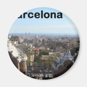 Aimant Vue de l'Espagne Barcelone (St.K)