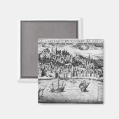 Aimant Vue de Lisbonne (Recto/Verso)