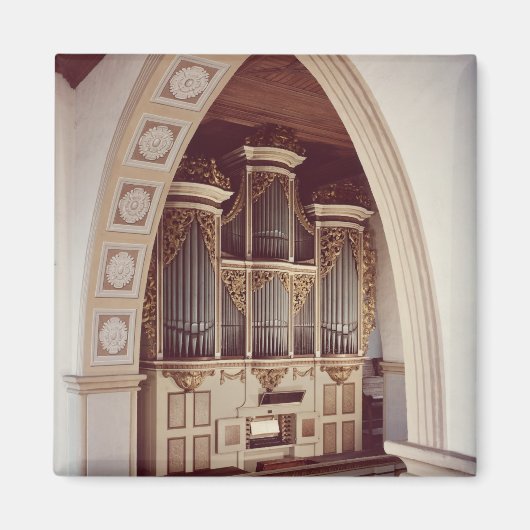 Aimant Vue de l'orgue dans l'église de Rotha (Devant)