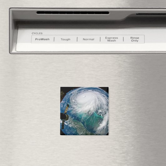 Aimant Vue De L'Ouragan Dorian. (In Situ (Lave-vaisselle))