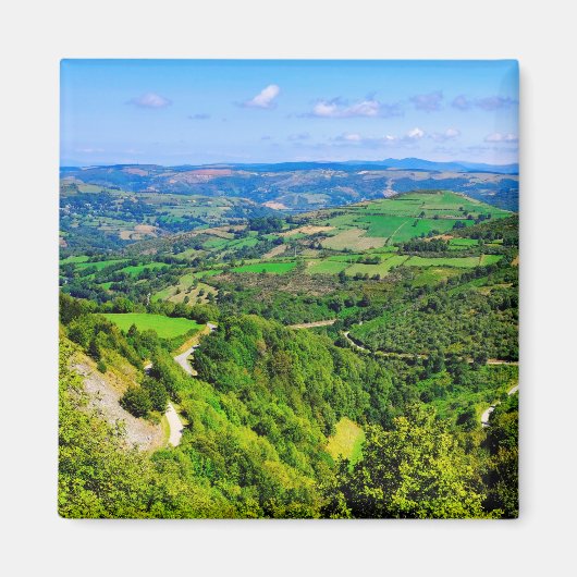 Aimant Vue de Pedrafita do Cebreiro (Devant)