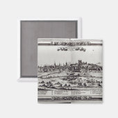 Aimant Vue de Perpignan, sud de la France, vers 1645 (Recto/Verso)