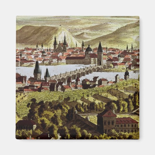 Aimant Vue de Prague (Devant)