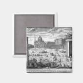 Aimant Vue de Saint Pierre, Rome (Recto/Verso)