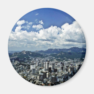 Aimant Vue de Séoul de Namsan