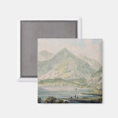 Aimant Vue de Snowdon (Recto/Verso)